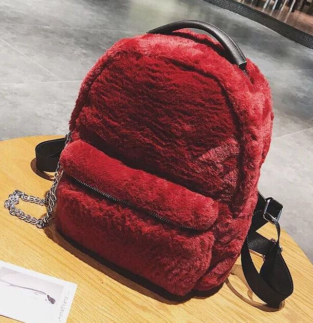 Rucsac dama rosu Lola